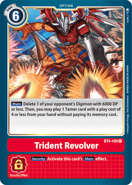 Trident Revolver [BT4-100] [Great Legend] | Amazing Games TCG