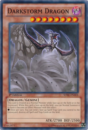 Darkstorm Dragon [SDBE-EN008] Common | Amazing Games TCG