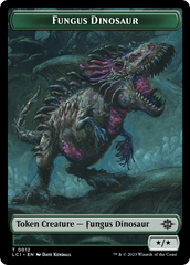 Fungus Dinosaur // Vampire Demon Double-Sided Token [The Lost Caverns of Ixalan Tokens] | Amazing Games TCG