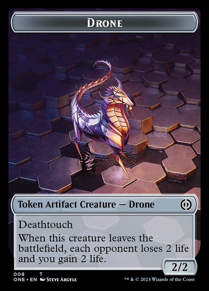 Drone Token [Phyrexia: All Will Be One Tokens] | Amazing Games TCG