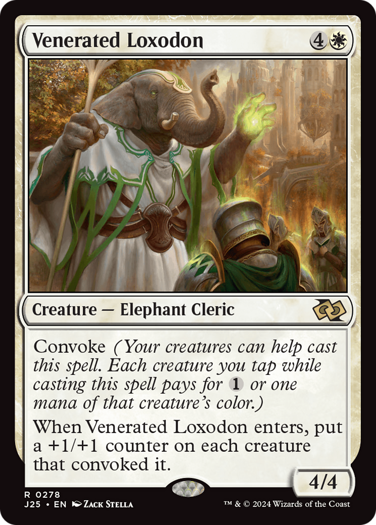 Venerated Loxodon [Foundations Jumpstart] | Amazing Games TCG