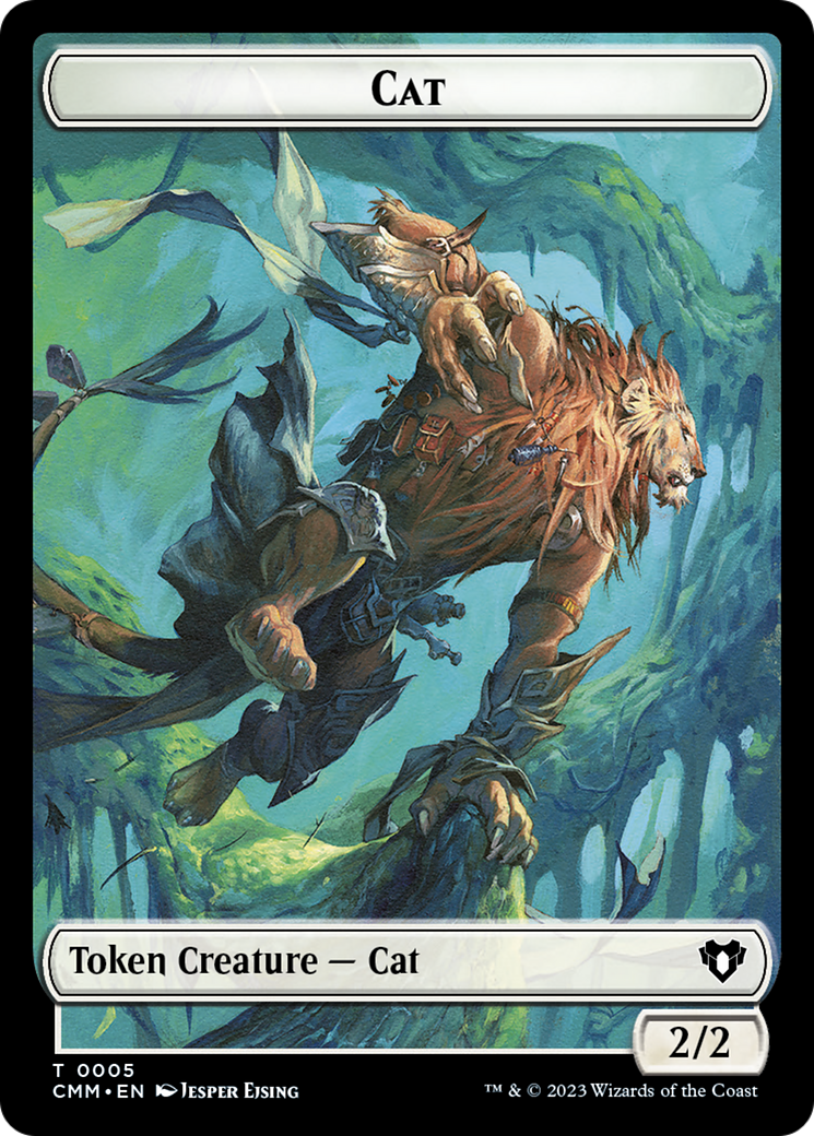 Cat Token (05) [Commander Masters Tokens] | Amazing Games TCG