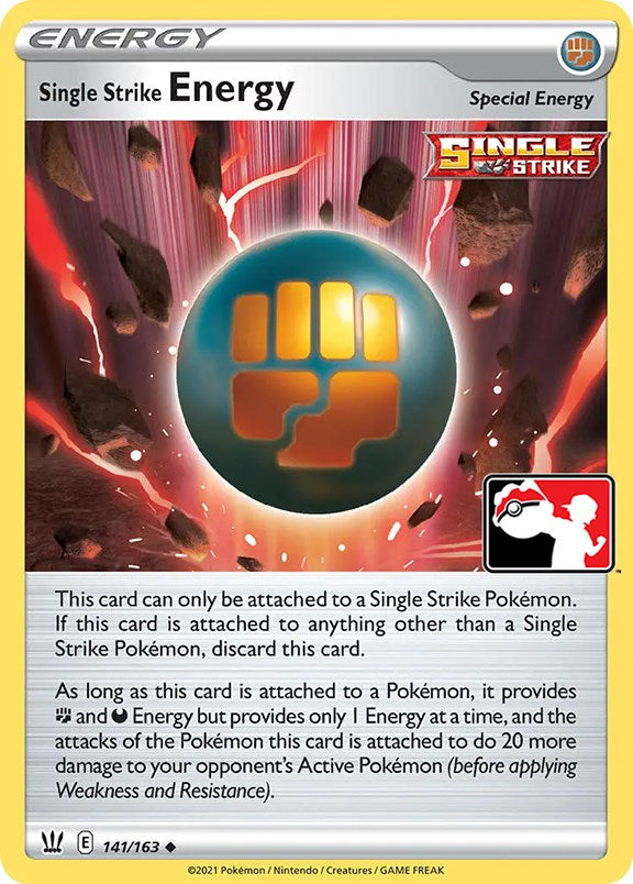 Single Strike Energy (141/163) [Prize Pack Series Two] | Amazing Games TCG