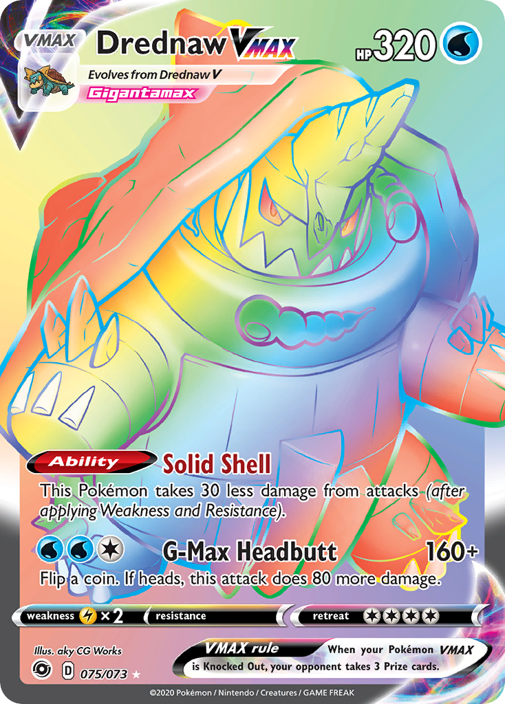 Drednaw VMAX (075/073) [Sword & Shield: Champion's Path] | Amazing Games TCG