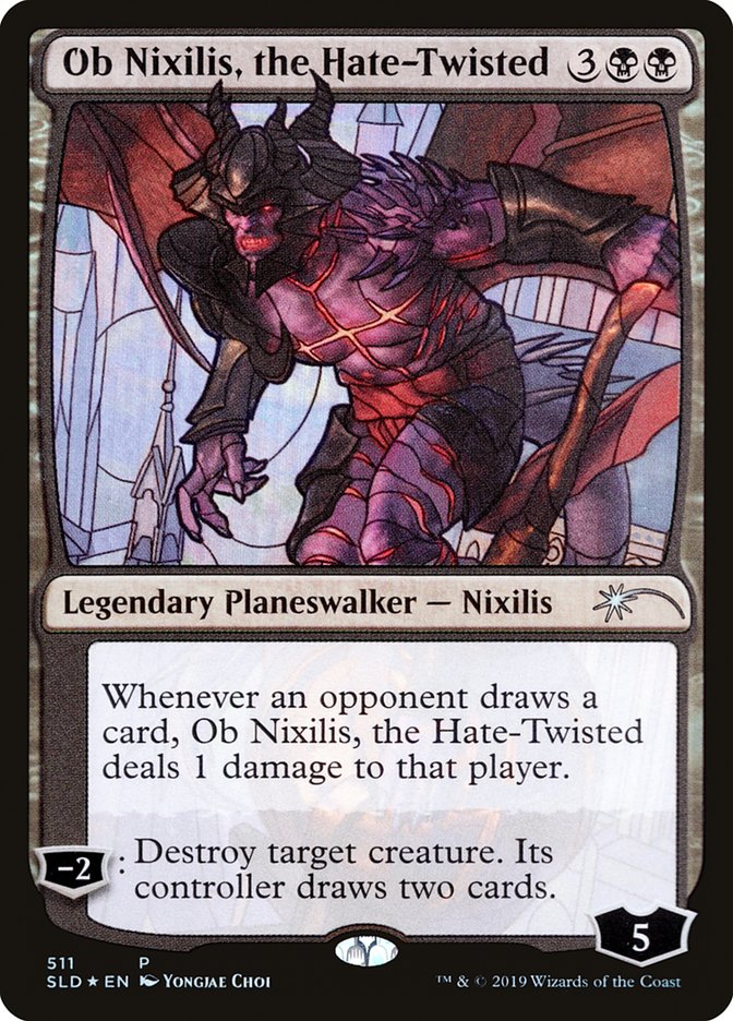 Ob Nixilis, the Hate-Twisted (Stained Glass) [Secret Lair Drop Promos] | Amazing Games TCG