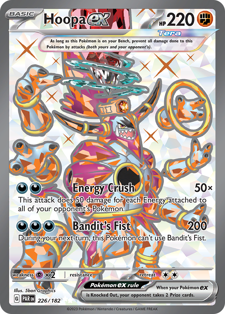 Hoopa ex (226/182) [Scarlet & Violet: Paradox Rift] | Amazing Games TCG