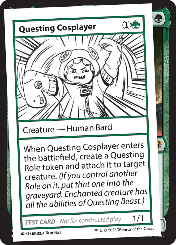 Questing Cosplayer [Mystery Booster 2 Playtest Cards] | Amazing Games TCG