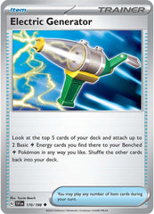 Electric Generator (170/198) [Scarlet & Violet: Base Set] | Amazing Games TCG