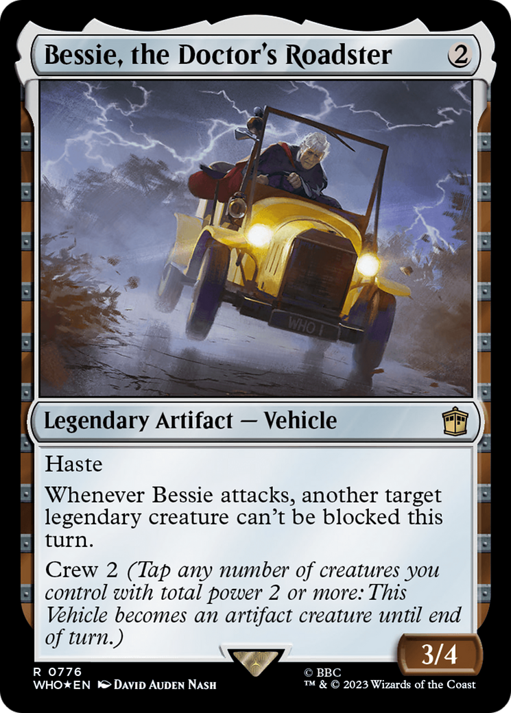Bessie, the Doctor's Roadster (Surge Foil) [Doctor Who] | Amazing Games TCG