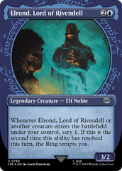 Elrond, Lord of Rivendell (Showcase) (Surge Foil) [The Lord of the Rings: Tales of Middle-Earth] | Amazing Games TCG