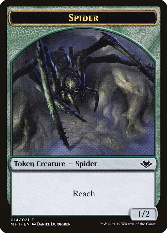 Soldier (004) // Spider (014) Double-Sided Token [Modern Horizons Tokens] | Amazing Games TCG