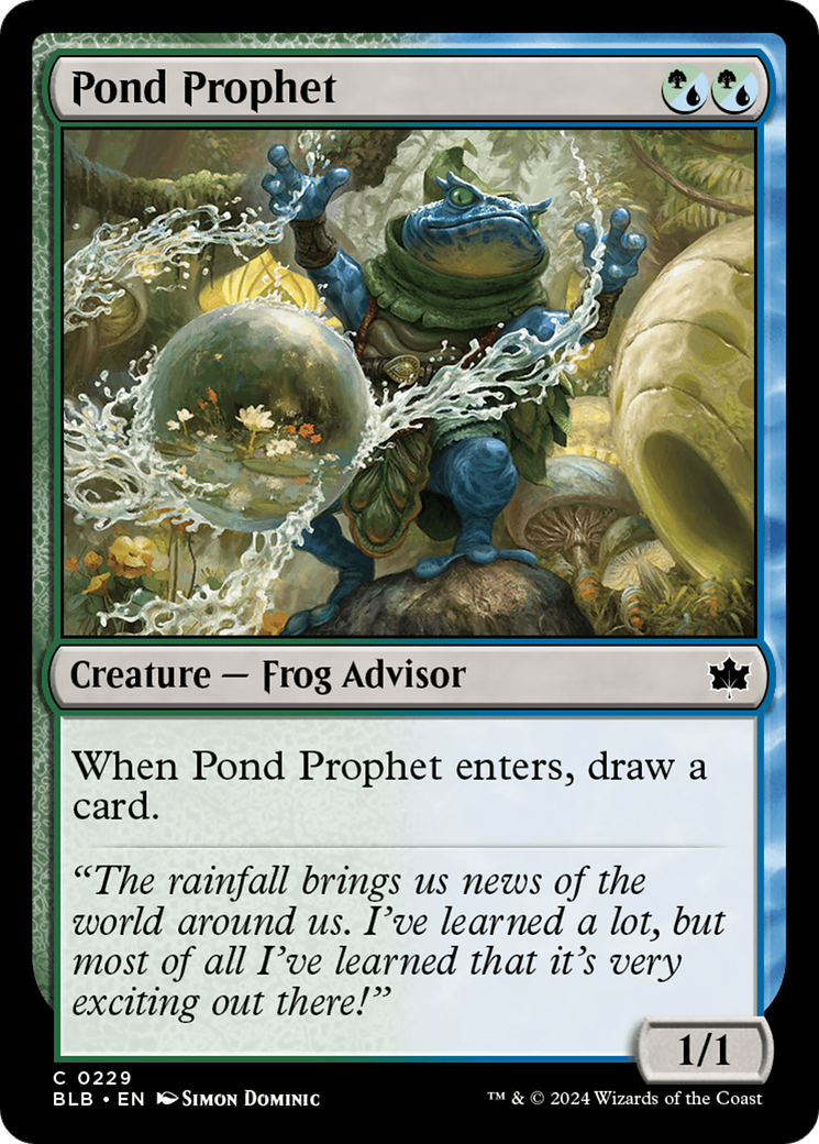 Pond Prophet [Bloomburrow] | Amazing Games TCG