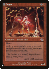 Anger (JUD) [The List Reprints] | Amazing Games TCG