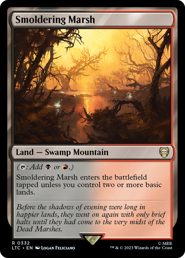 Smoldering Marsh [The Lord of the Rings: Tales of Middle-Earth Commander] | Amazing Games TCG