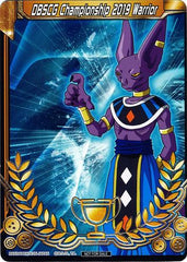 DBSCG Championship 2019 Warrior (Merit Card) - Universe 7 "Beerus" (7) [Tournament Promotion Cards] | Amazing Games TCG