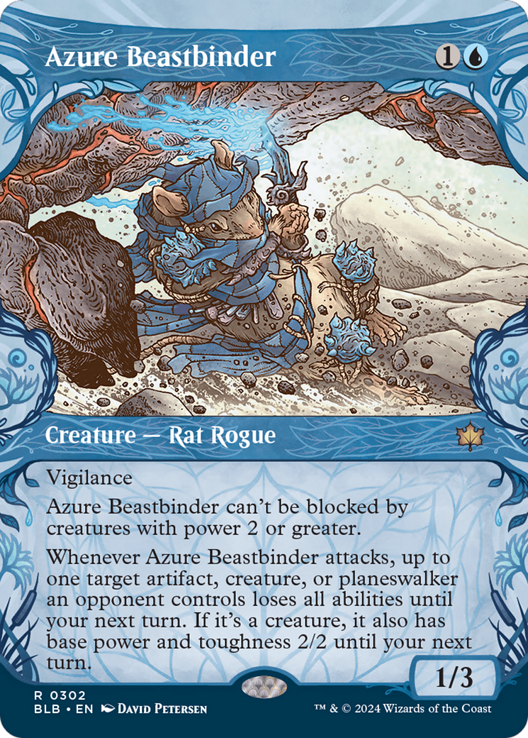 Azure Beastbinder (Showcase) [Bloomburrow] | Amazing Games TCG