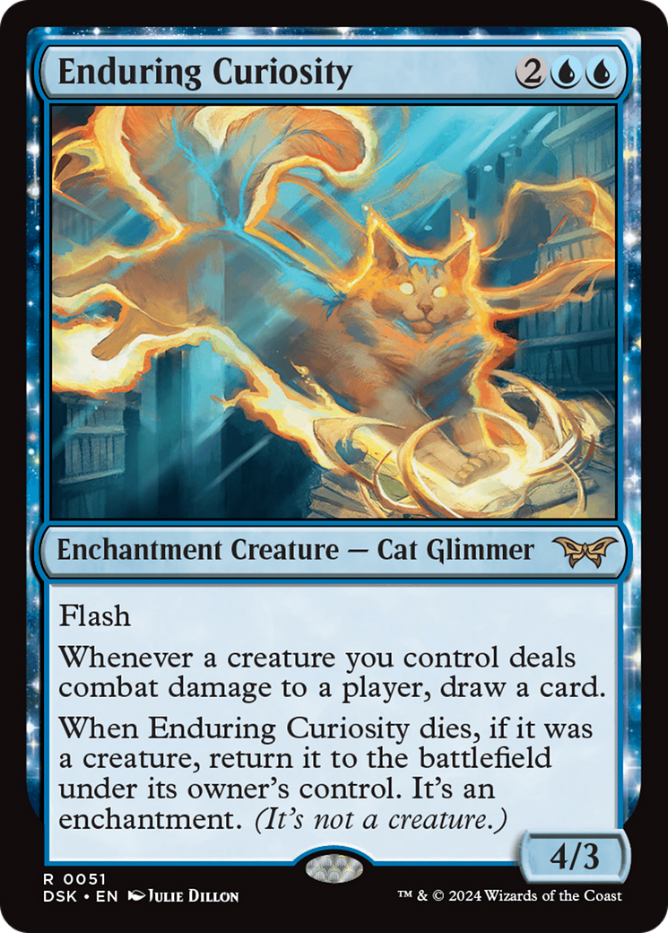 Enduring Curiosity [Duskmourn: House of Horror] | Amazing Games TCG