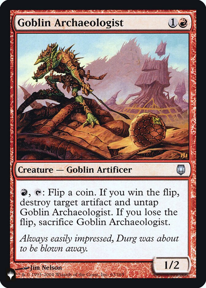 Goblin Archaeologist [Secret Lair: Heads I Win, Tails You Lose] | Amazing Games TCG