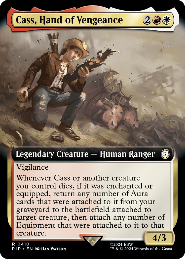 Cass, Hand of Vengeance (Extended Art) [Fallout] | Amazing Games TCG