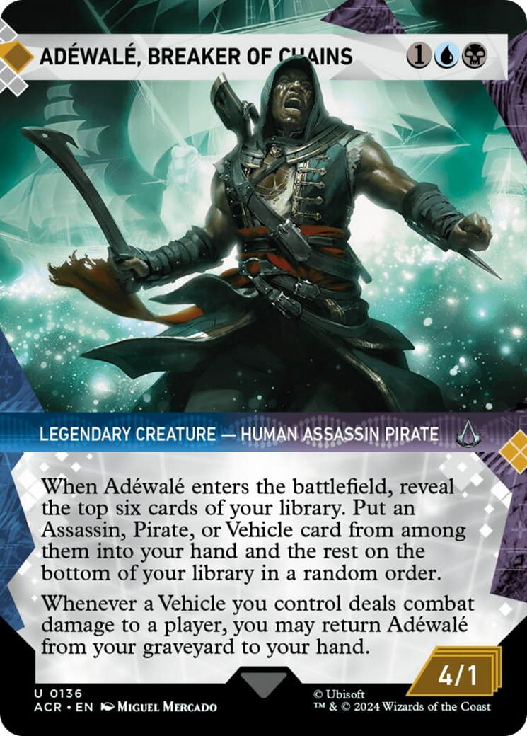 Adewale, Breaker of Chains (Showcase) [Assassin's Creed] | Amazing Games TCG