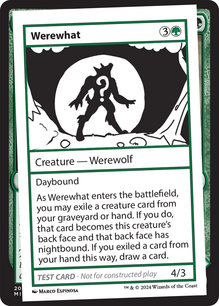 Werewhat [Mystery Booster 2 Playtest Cards] | Amazing Games TCG