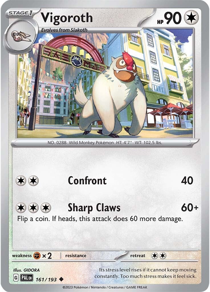 Vigoroth (161/193) [Scarlet & Violet: Paldea Evolved] | Amazing Games TCG