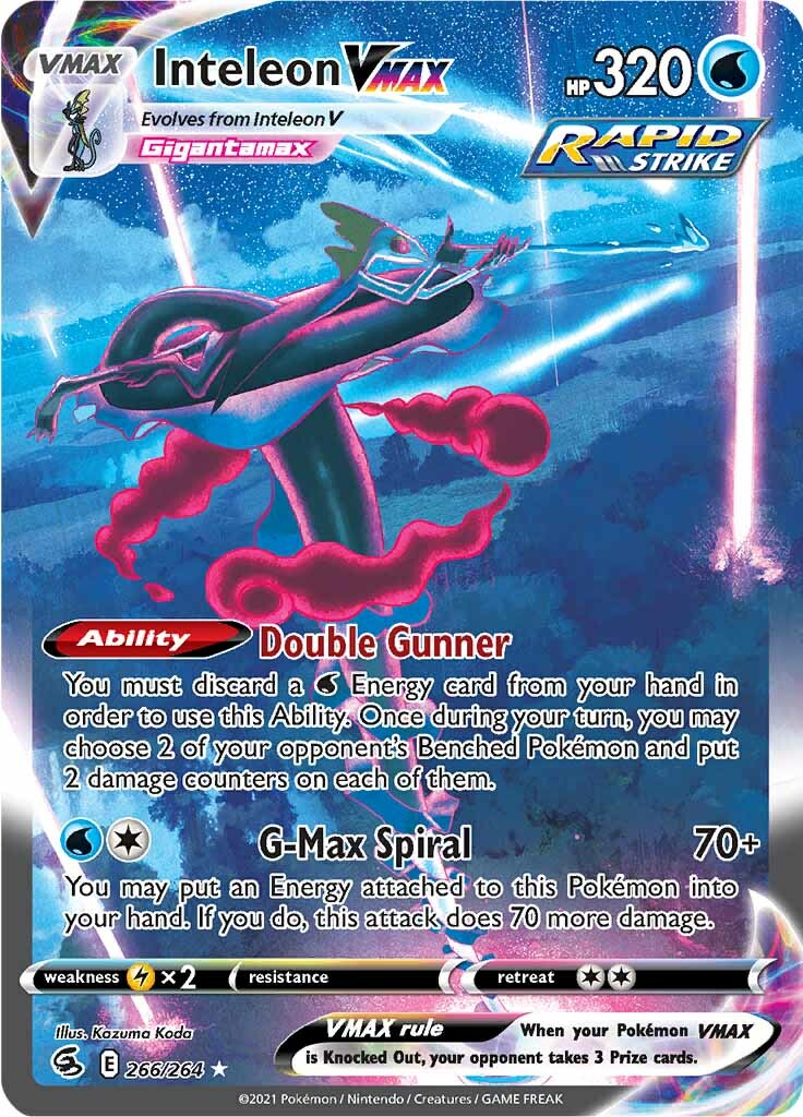 Inteleon VMAX (266/264) [Sword & Shield: Fusion Strike] | Amazing Games TCG