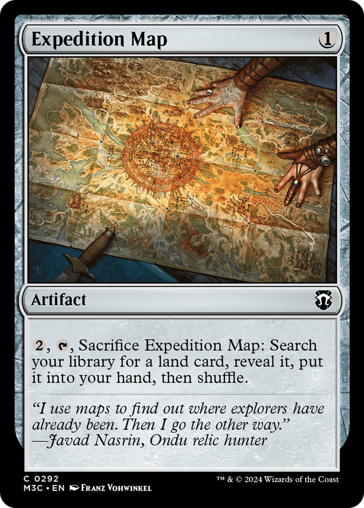 Expedition Map (Ripple Foil) [Modern Horizons 3 Commander] | Amazing Games TCG