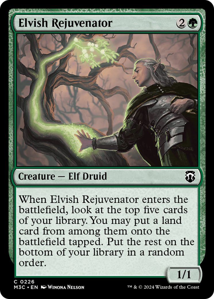 Elvish Rejuvenator (Ripple Foil) [Modern Horizons 3 Commander] | Amazing Games TCG