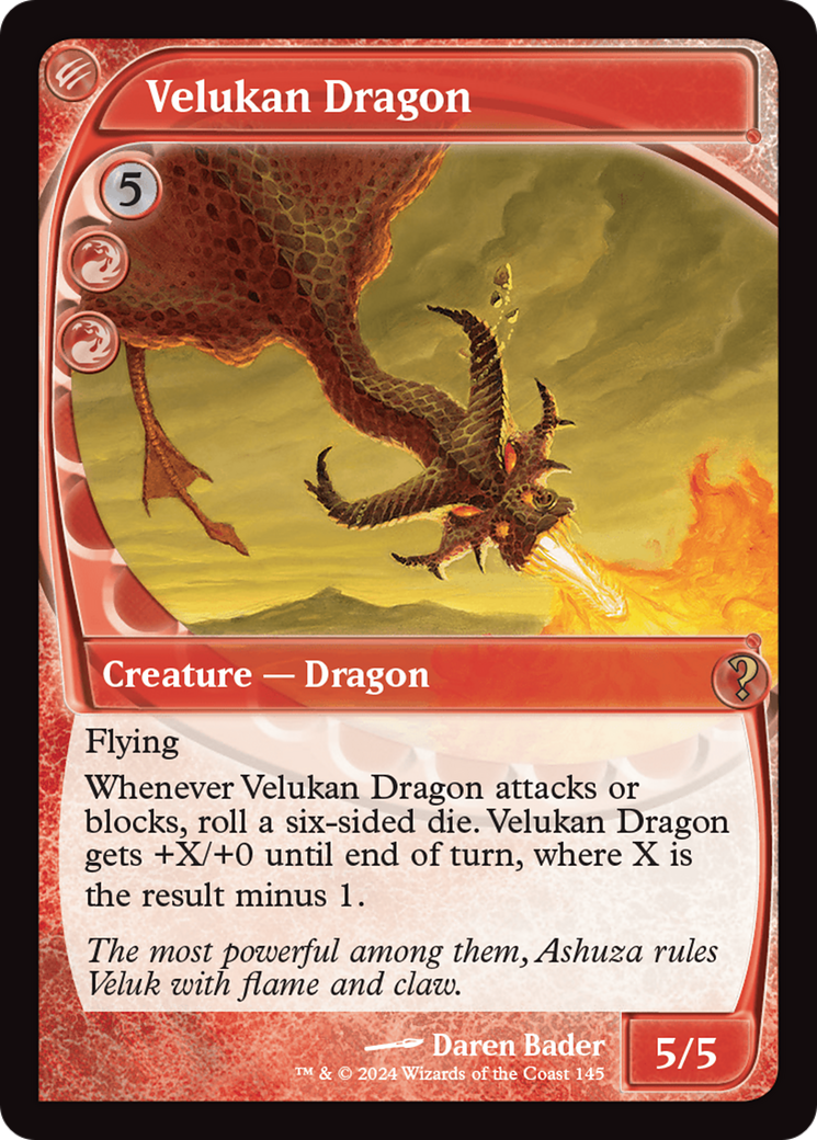 Velukan Dragon (Future Sight) [Mystery Booster 2] | Amazing Games TCG