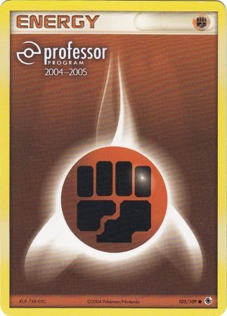 Fighting Energy (105/109) (2004 2005) [Professor Program Promos] | Amazing Games TCG