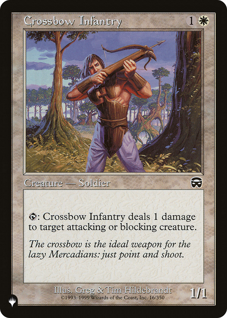 Crossbow Infantry [The List Reprints] | Amazing Games TCG