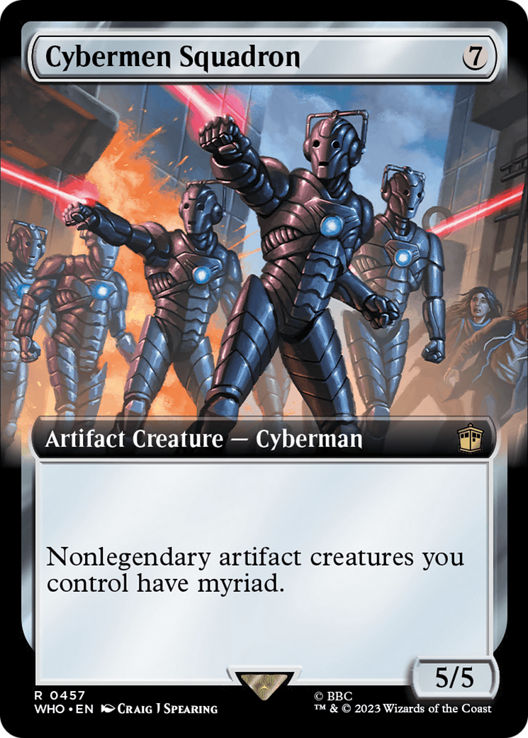 Cybermen Squadron (Extended Art) [Doctor Who] | Amazing Games TCG
