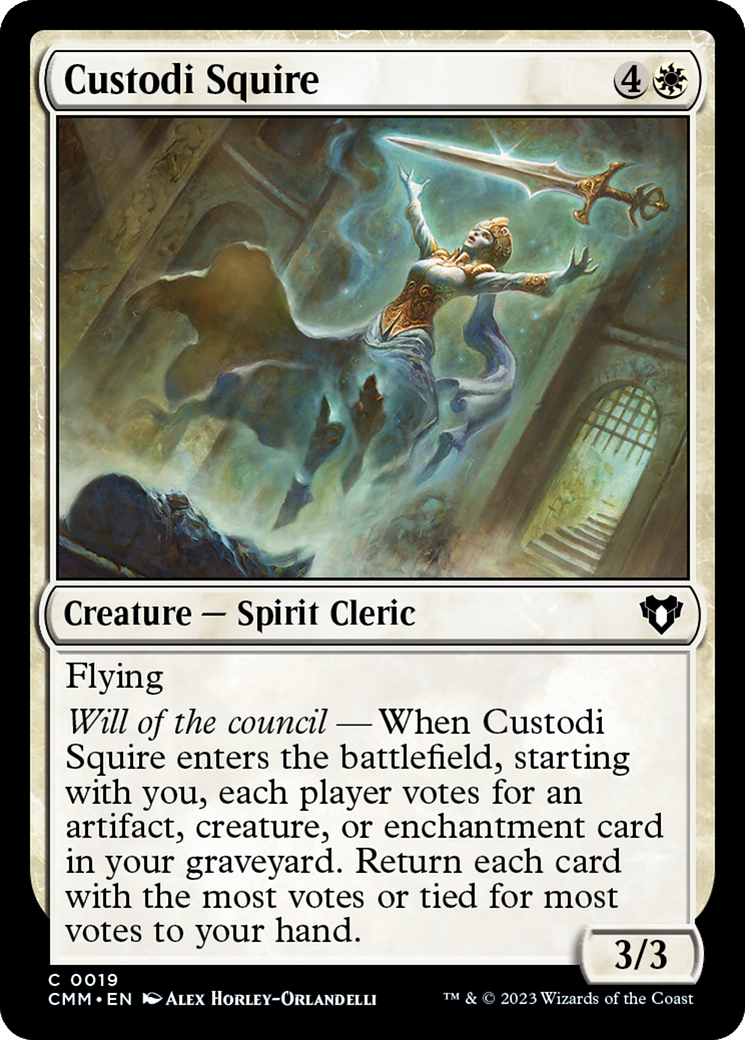 Custodi Squire [Commander Masters] | Amazing Games TCG