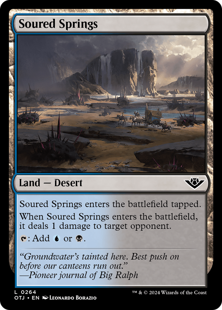 Soured Springs [Outlaws of Thunder Junction] | Amazing Games TCG