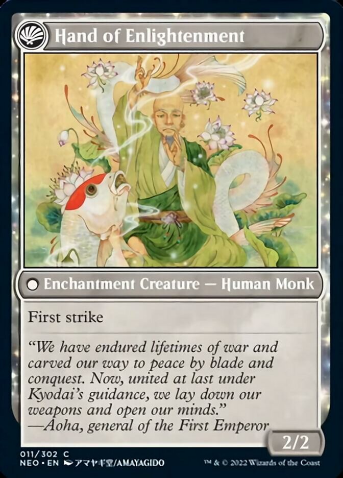 Era of Enlightenment // Hand of Enlightenment [Kamigawa: Neon Dynasty] | Amazing Games TCG