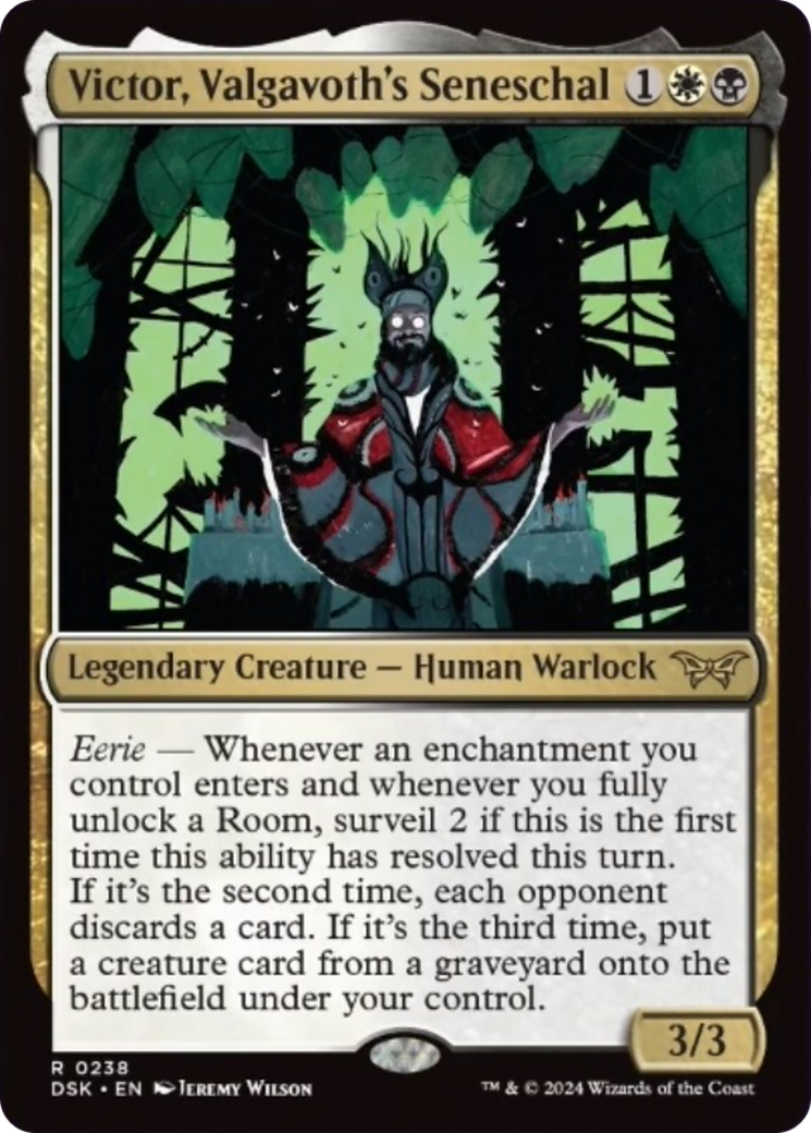 Victor, Valgavoth's Seneschal [Duskmourn: House of Horror] | Amazing Games TCG