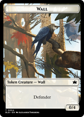 Wall // Intrepid Rabbit Double-Sided Token [Bloomburrow Tokens] | Amazing Games TCG