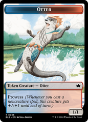 Otter // Thornplate Intimidator Double-Sided Token [Bloomburrow Tokens] | Amazing Games TCG