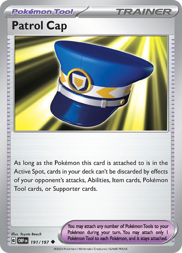 Patrol Cap (191/197) [Scarlet & Violet: Obsidian Flames] | Amazing Games TCG