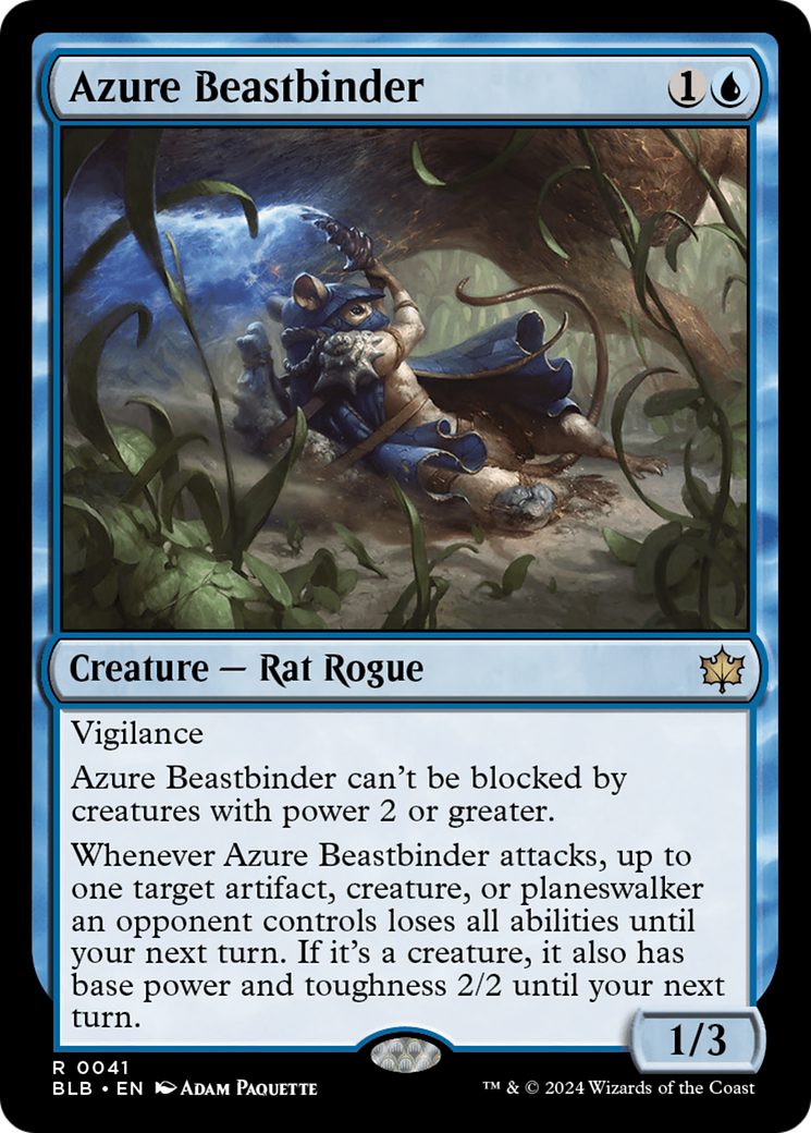 Azure Beastbinder [Bloomburrow] | Amazing Games TCG