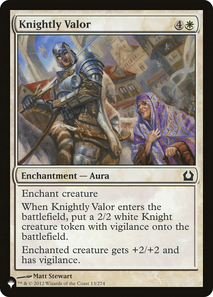 Knightly Valor [The List Reprints] | Amazing Games TCG