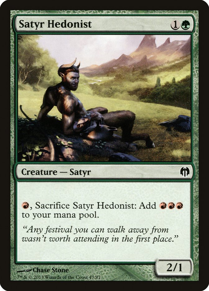 Satyr Hedonist [Duel Decks: Heroes vs. Monsters] | Amazing Games TCG