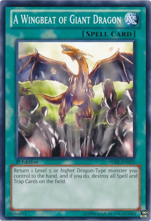 A Wingbeat of Giant Dragon [SDBE-EN023] Common | Amazing Games TCG