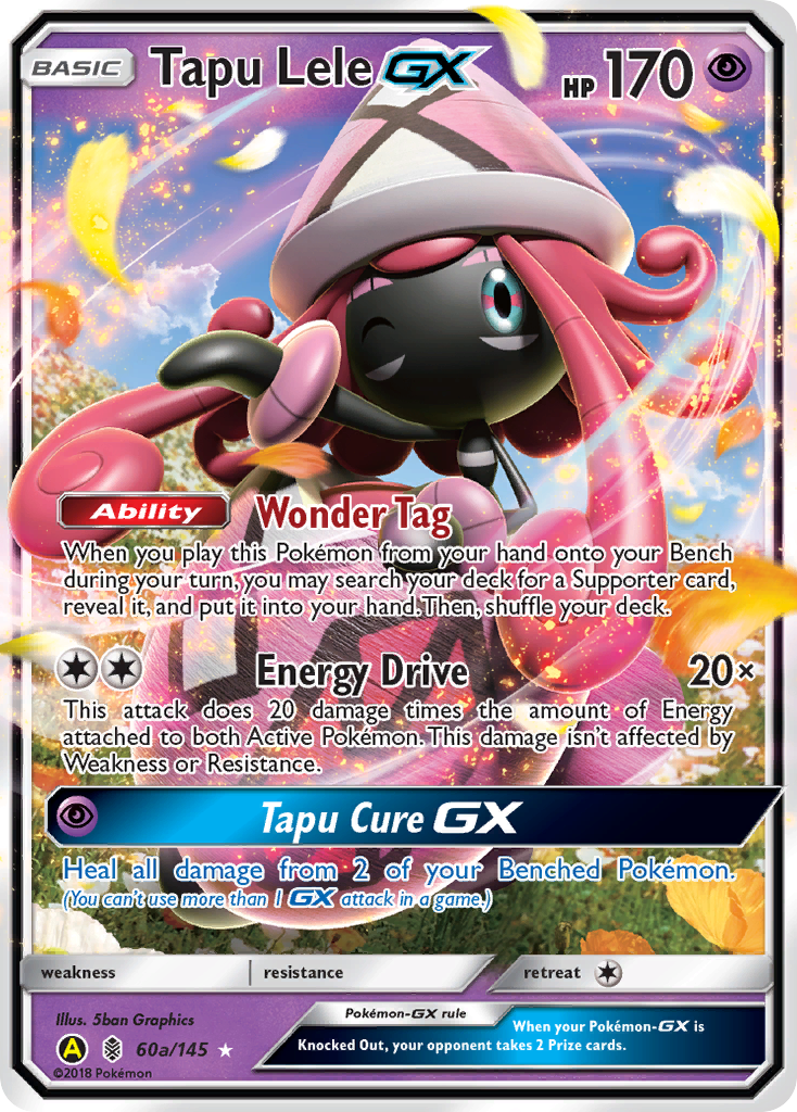 Tapu Lele GX (60a/145) [Alternate Art Promos] | Amazing Games TCG