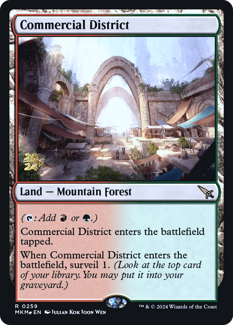 Commercial District [Murders at Karlov Manor Prerelease Promos] | Amazing Games TCG