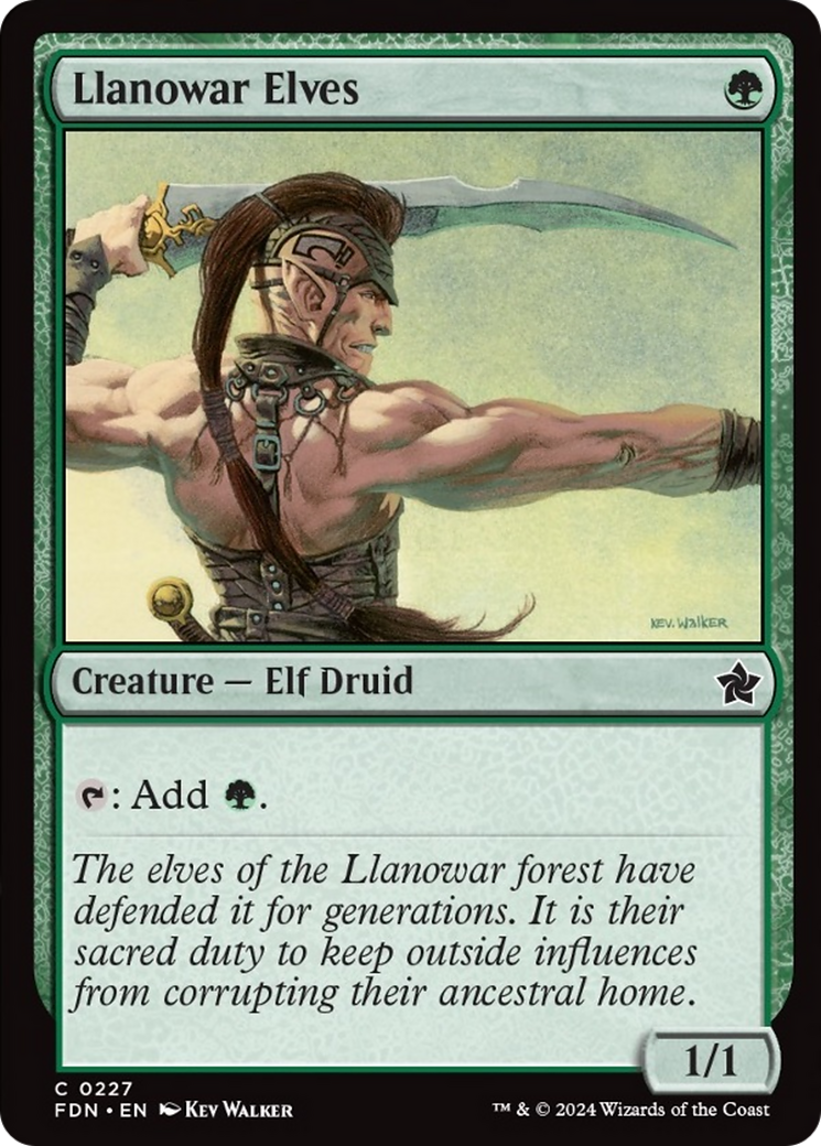 Llanowar Elves [Foundations] | Amazing Games TCG