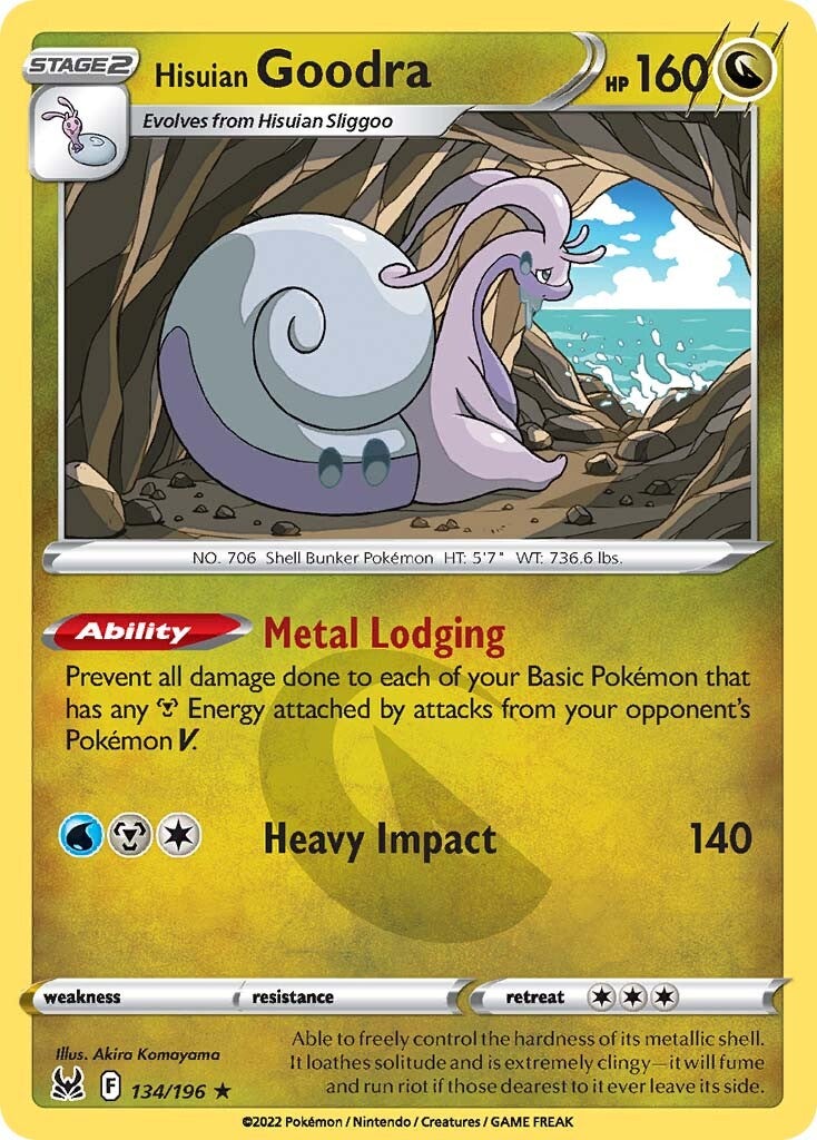 Hisuian Goodra (134/196) [Sword & Shield: Lost Origin] | Amazing Games TCG