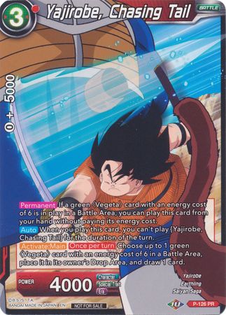 Yajirobe, Chasing Tail (Shop Tournament: Assault of Saiyans) (P-126) [Promotion Cards] | Amazing Games TCG