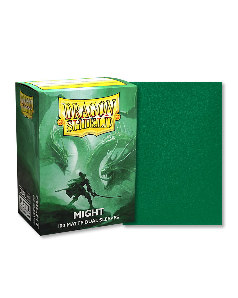 Dragon Shield Standard Dual Matte Might - (100ct) | Amazing Games TCG